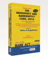 Commercial's The Insolvency & Bankruptcy Code, 2016 alongwith Rules & Regulations - Bare Act book