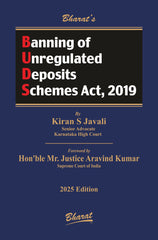 Bharat's Banning of Unregulated Deposit Schemes Act, 2019 Book by Kiran S Javali