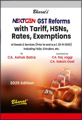 Bharat's NEXTGEN GST Reforms with Tariff, HSNs, Rates, Exemptions by CA Ashok Batra