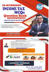 CA Inter Income Tax (MCQs Question Bank) Book by CA Sanchit Grover