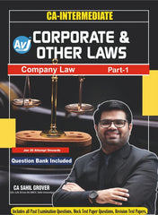 CA Inter Corporate & Other Laws (Part 1) (Regular) Book by CA Sahil Grover
