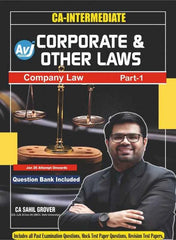 CA Inter Corporate & Other Laws (Part 1) (Regular) Book by CA Sahil Grover