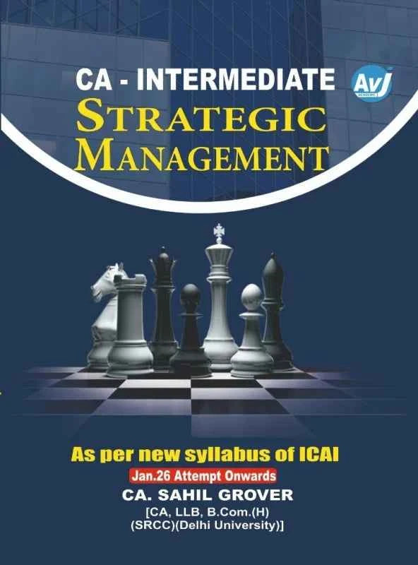 CA Inter Strategic Management (Regular) Book by CA Sahil Grover