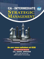 CA Inter Strategic Management (Regular) Book by CA Sahil Grover
