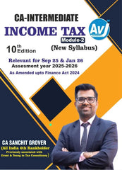 CA Inter Income Tax (Module 2) (Regular) Book by CA Sanchit Grover