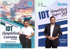 CMA Final (2022 Syllabus) Indirect Tax Simplified Book Set by CA Vishal Bhattad