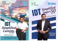 CMA Final Indirect Tax Simplified Book Set by CA Vishal Bhattad