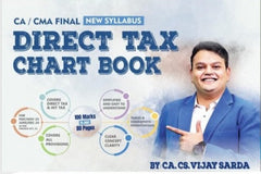 CMA Final (2022 Syllabus) Direct Tax (Chart) Book by CA Vijay Sarda