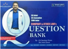 CA Inter (2023 Scheme) Law (Questionnaire) Book by CA Darshan Khare