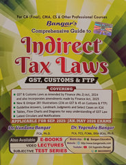 Aadhyas Comprehensive Guide to Indirect Tax Laws Book for CA/CMA Final, CS Professional by Dr Vandana Bangar, Dr Yogendra Bangar