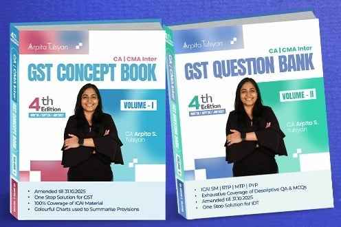 CA Inter Goods & Service Tax (IDT) (Set of 2 Volumes) (eBook + Book) Combo by CA Arpita Tulsyan