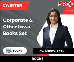 CA Inter Corporate & Other Laws Books Set by CA Ankita Patni