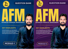 CA Final Advanced Financial Management (AFM) Question Book (Set of 2 Volumes) by CA Pratik Jagati