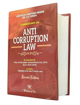 Whytes & Co's Commentary on Anti Corruption Law - Book By Dr U V Singh and N Santosh Hegde