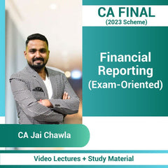 CA Final (2023 Scheme) Financial Reporting (Financial Instruments) (Exam-Oriented) Video Lectures by CA Jai Chawla (Pendrive)