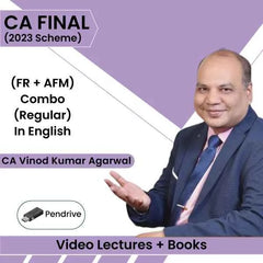 CA Final (FR + AFM) Combo (Regular) Video Lectures in English by CA Vinod Kumar Agarwal (Pen Drive, 1.2 Views)