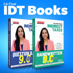 CA Final Indirect Tax Laws (Handwritten 9.0 + Question Bank 9.0) Books by CA Riddhi Baghmar