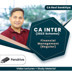 CA Inter Financial Management (Regular) Video Lectures by CA Ravi Sonkhiya (Pen Drive)