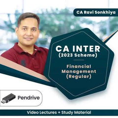 CA Inter Financial Management (Regular) Video Lectures by CA Ravi Sonkhiya (Pen Drive)