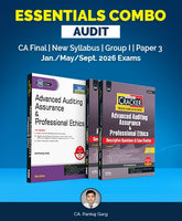 Taxmann's CA Final Essentials Combo Audit (Study Material + Cracker - Set of 2 Books) By CA Pankaj Garg