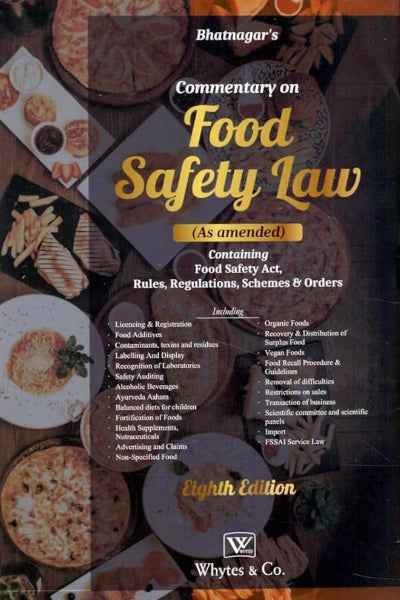 Whytes & Co's Commentary on Food Safety Law - Book By Bhatnagar