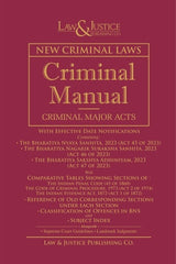 New Criminal Laws - Criminal Manual (Criminal Major Acts) - Book By Law & Justice Publishing