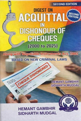 Digest on Acquittal in Dishonour of Cheques (2000-2025) | Along with Negotiable Instruments Act, 1881| Based on New Criminal Laws By LRC Publications