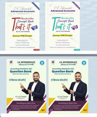CA Inter Advanced Accounts (Handwritten Concepts Book + Question Bank) by CA Jai Chawla