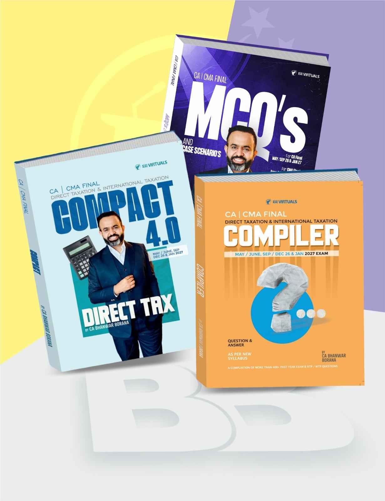CA/CMA Final Direct Tax & International Taxation (Q&A COMPILER + COMPACT 4.0) Combo Books Set by CA Bhanwar Borana
