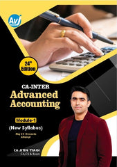 CA Inter Advanced Accounting (Regular) Book by CA Jitin Tyagi