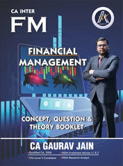 CA Inter Financial Management (Regular) Book by CA Gaurav Jain