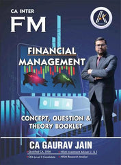 CA Inter Financial Management (Regular) Book by CA Gaurav Jain
