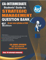 CA Inter Strategic Management (Question Bank) Book by CA Sahil Grover