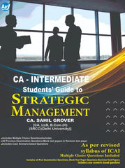 CA Inter Strategic Management (Regular) Book by CA Sahil Grover