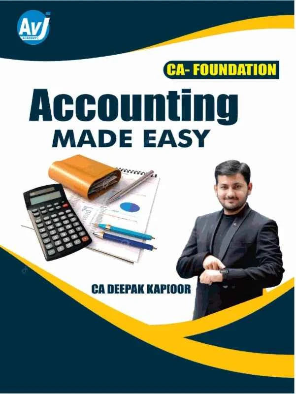CA Foundation Accounting (Regular) Book by CA Deepak Kapoor