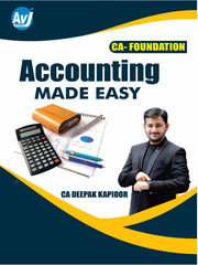 CA Foundation Accounting (Regular) Book by CA Deepak Kapoor