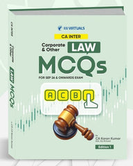 CA Inter Corporate & Other Laws MCQ Book by CA Karan Kumar