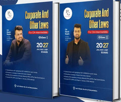 CA Inter Corporate and Other Laws (VOL 1 and 2) Combo Book by CA Harsh Gupta