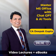 Master MS Office with Chat GPT & AI Tools by CA Deepak Gupta (Online)