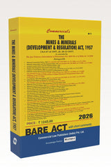 Commercial's Mines and Minerals (Development and Regulation) Act, 1957 Bare Act book - BuyTestSeries.in