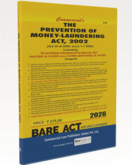 Commercial's Prevention of Money Laundering Act, 2002 Bare Act book