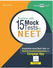 Practice with 15 Mock Tests for Neet book by Cengage