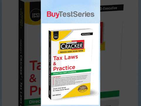 Taxmann Cracker -Tax Laws & Practice Book for CS Executive by K.M.Bansal, Sanjay Kumar Bansal