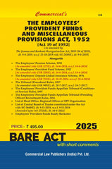 Commercial's Employees’ Provident Funds & Miscellaneous Provisions Act, 1952 As Amended by The Jammu and Kashmir Reorganisation Act, 2019 with Scheme, 1995 Bare Act book