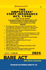 Commercial's Employees’ State Insurance Act, 1948 Bare Act book