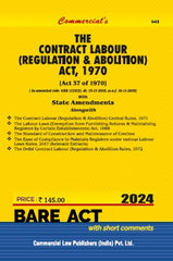 Commercial's Contract Labour (Regulations & Abolition) Act, 1970 Bare Act book