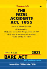 Commercial's Fatal Accidents Act, 1855 Bare Act book