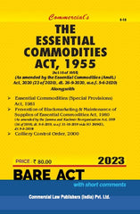 Commercial's Essential Commodities Act, 1955 Bare Act book
