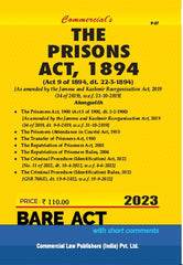 Commercial's Prisons Act, 1894 Bare Act book