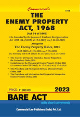Commercial's Enemy Property Act, 1968 Bare Act book